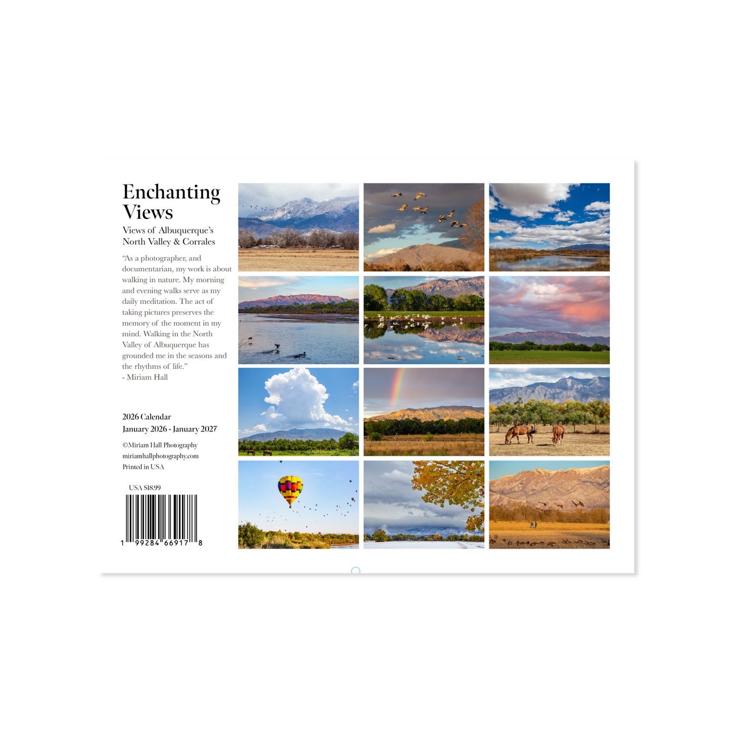 Enchanting Views 2026 Calendar