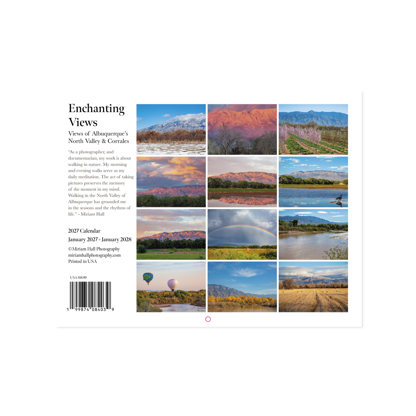 Enchanting Views 2027 Calendar