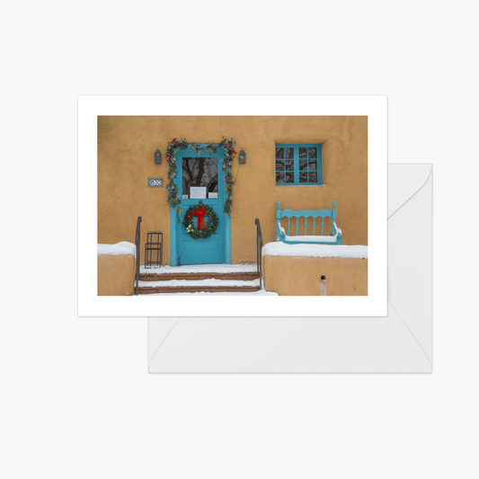 Santa Fe Christmas Door