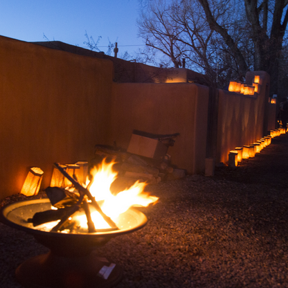 Canyon Road Fire Pit on Christmas Eve