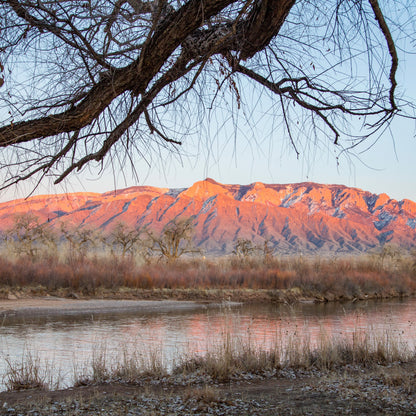 Corrales Sunset on Sandias