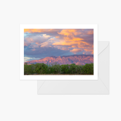 Late Spring Sunset on Sandia Mountains
