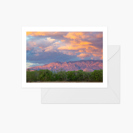 Late Spring Sunset on Sandia Mountains