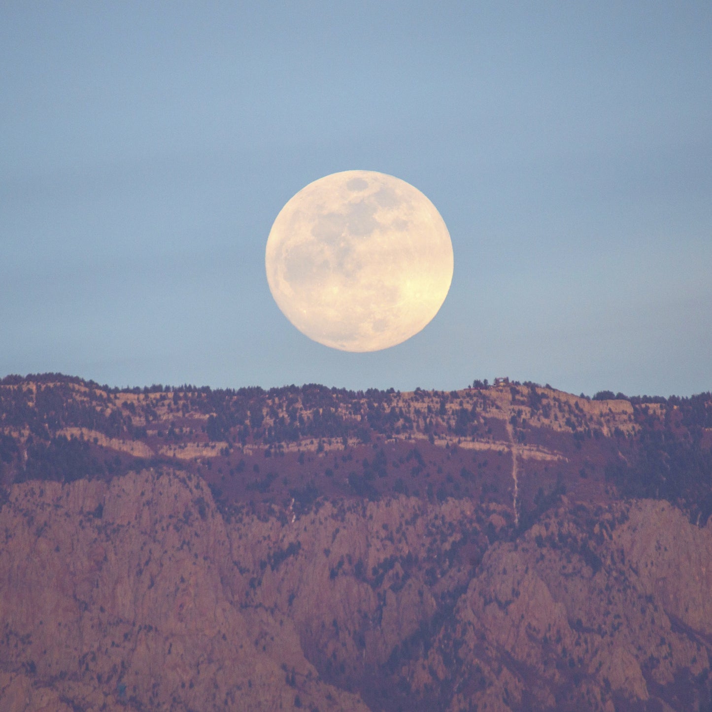 Giant Moon Sunset