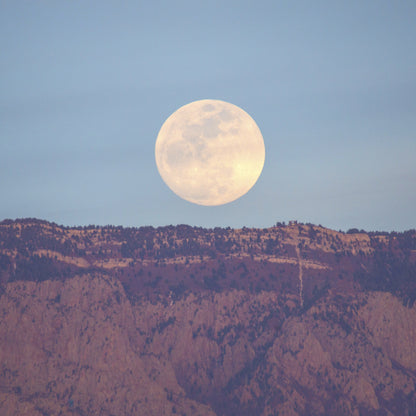 Giant Moon Sunset