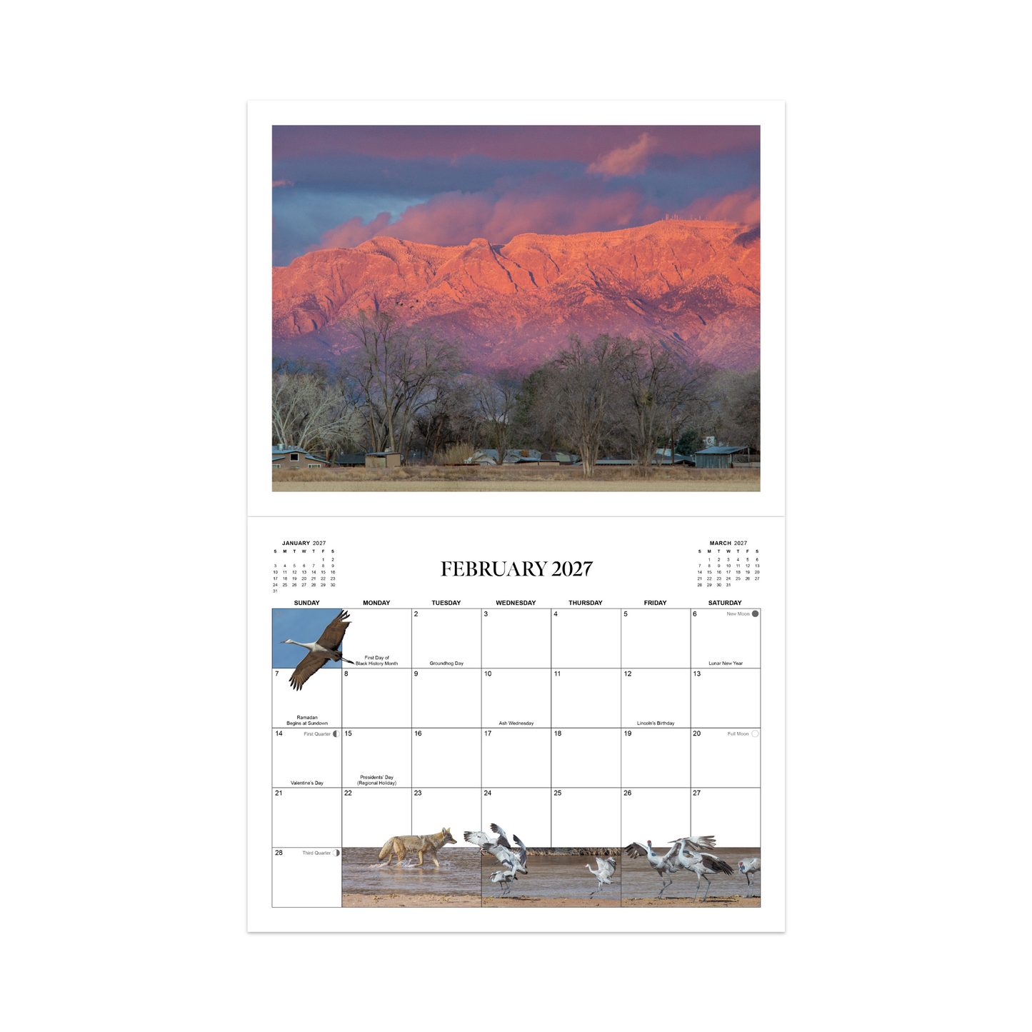 Enchanting Views 2027 Calendar