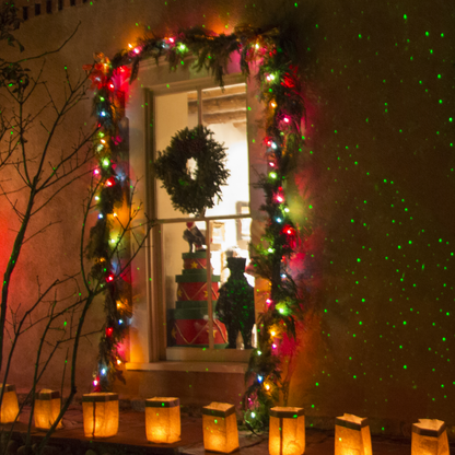 Luminarias on Christmas Eve