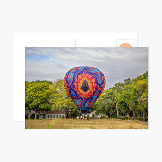 Namaste Balloon Postcard