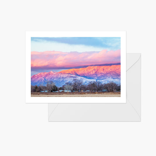 Sandia Mountains in the Snow