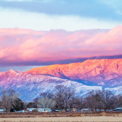 Sandia Mountains in the Snow