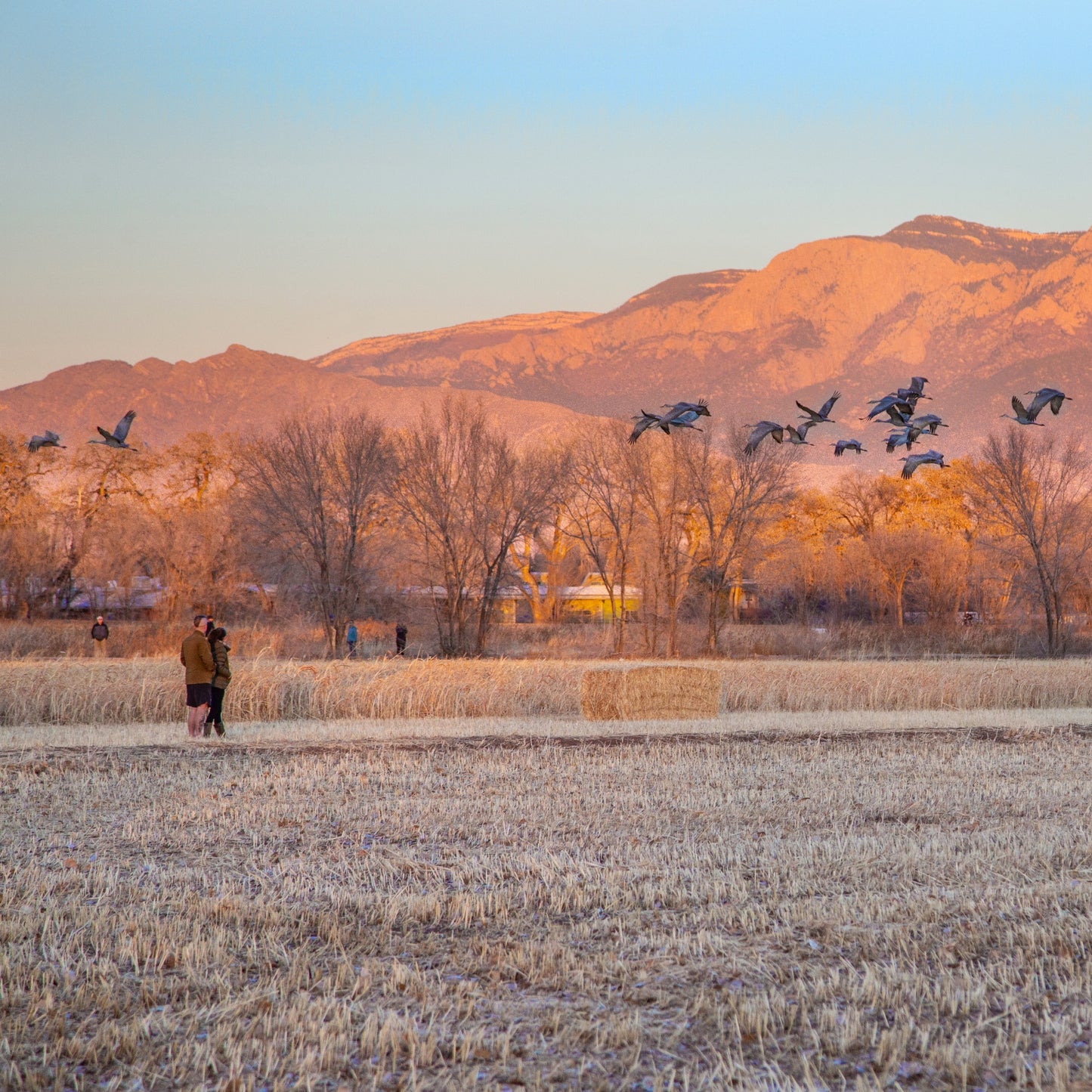 Los Poblanos at Sunset