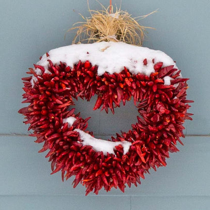 Chili Heart Wreath